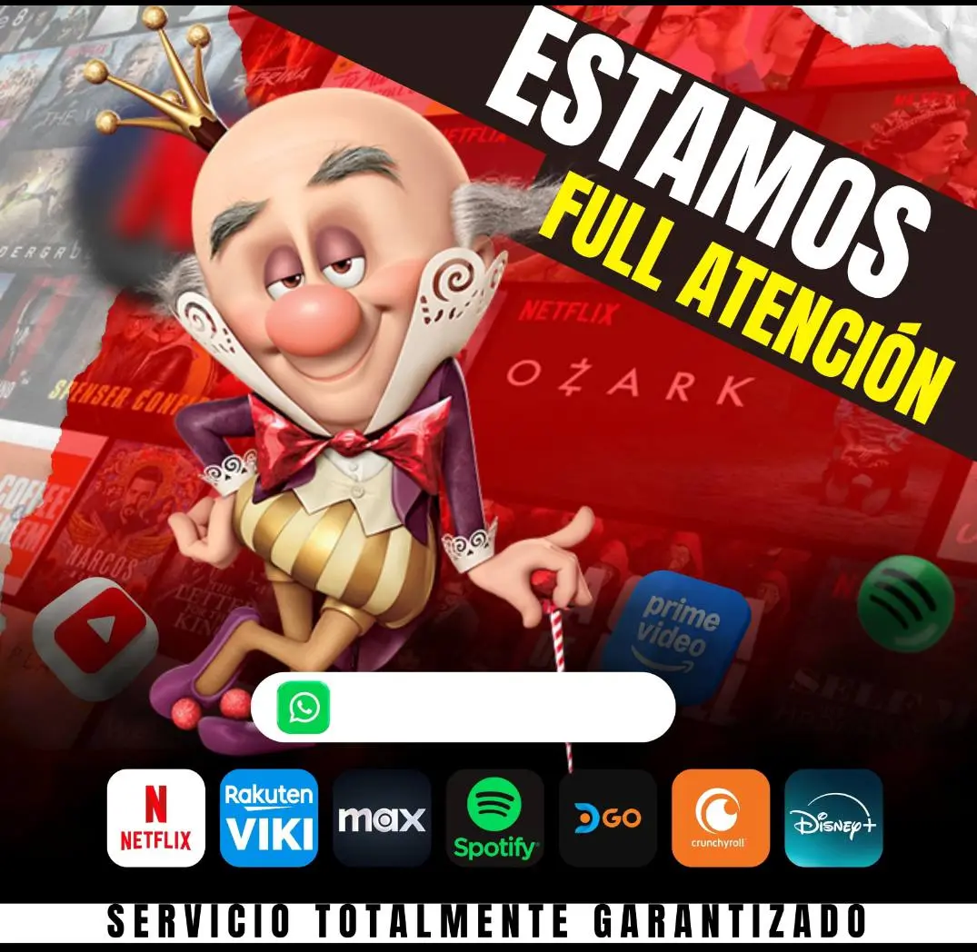Servicios de streaming disponibles